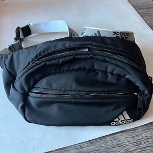 Adidas black and white belt bag fanny pack